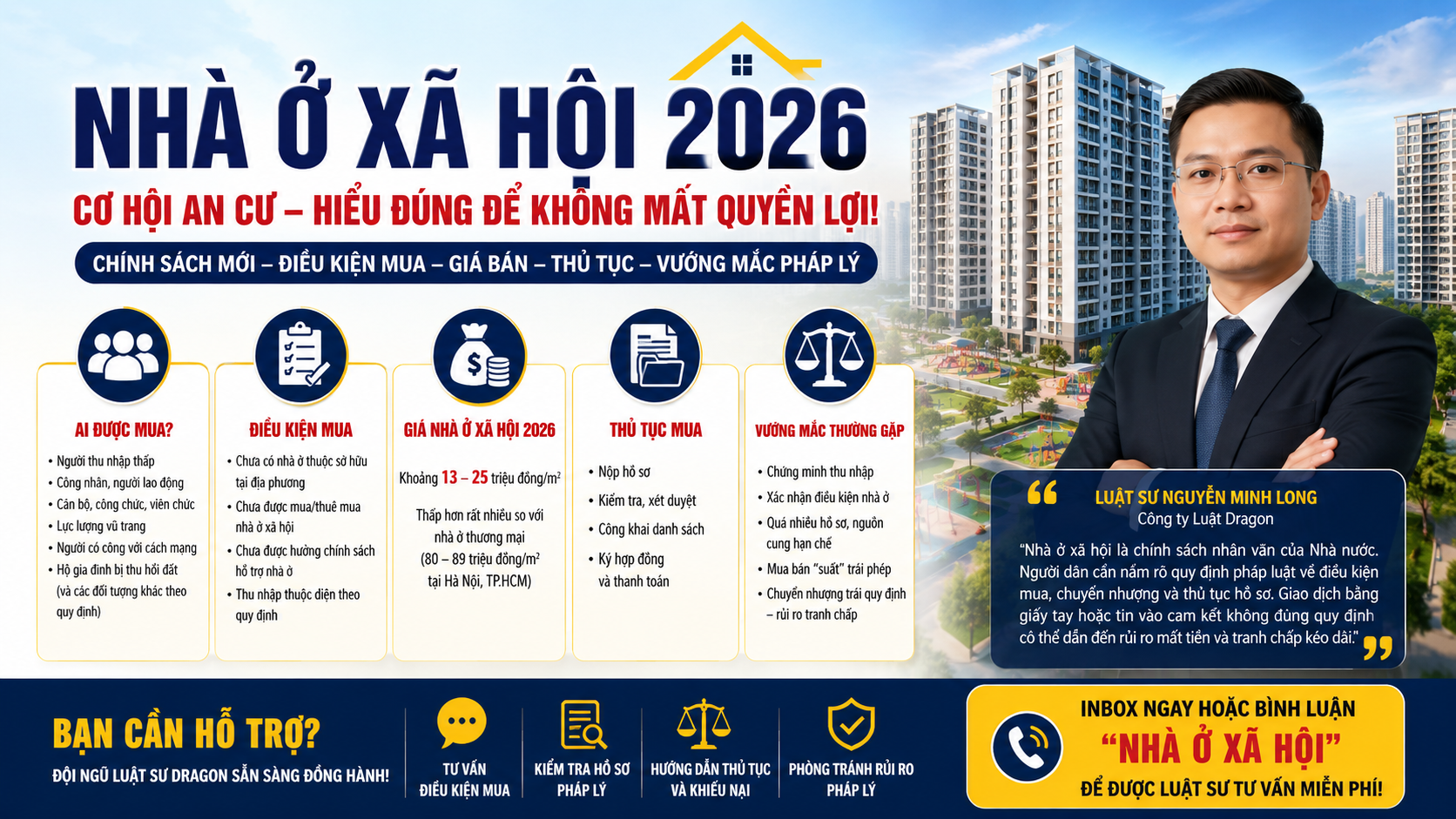 Nhà ở xã hội – Giải pháp an cư trong bối cảnh giá nhà tăng cao