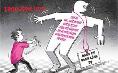 hành vi chống người thi hành công vụ