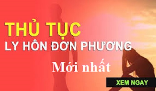 Thủ tục ly h&ocirc;n đơn phương