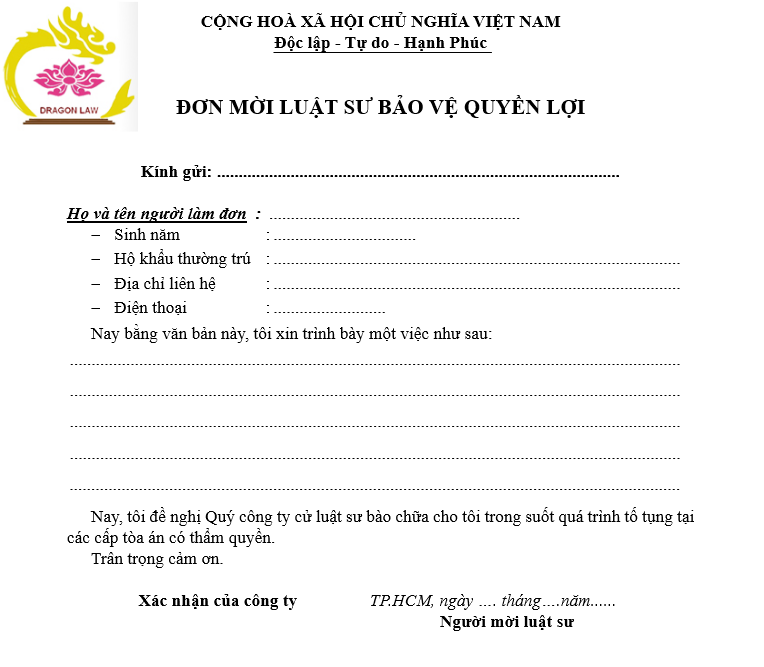 Luật sư bào chữa là gì? Cách viết giấy yêu cầu luật sư bảo vệ