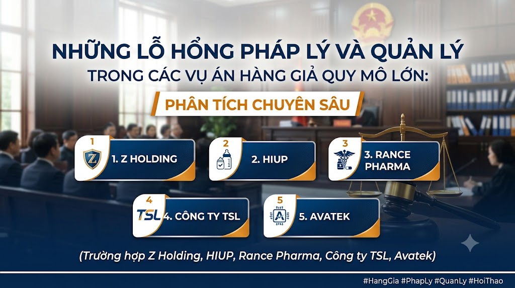 Những lỗ hổng pháp lý và quản lý trong các vụ án hàng giả quy mô lớn: Phân tích chuyên sâu